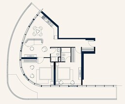 2 Beds 1813 Sq. Ft. Apartment in Mira Trussardi Residences 2