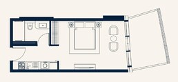 497 Sq. Ft. Studio in Mira Trussardi Residences 2