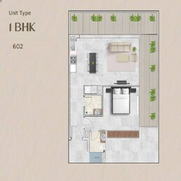 1 Bed 602 Sq. Ft. Apartment in Mirfa Ashton Park Residences
