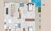 Mirfa Ashton Park Residences 2 Beds Layout