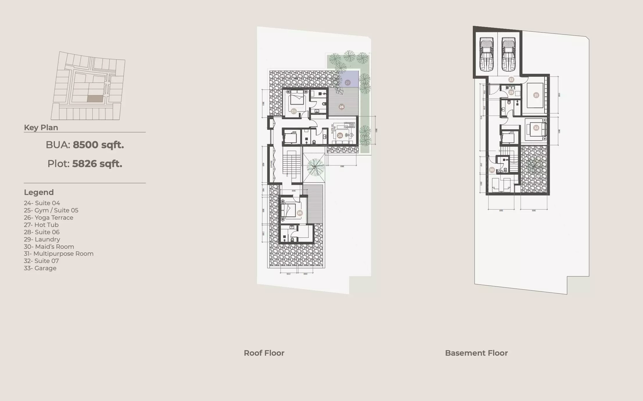 7 Beds 8500 Sq. Ft. Villa in Mirfa Numa Reserve