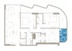 MS Iluka Residences 3 Beds Layout