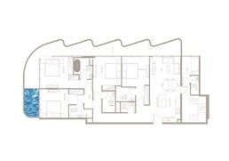 4 Beds 2960 Sq. Ft. Apartment in MS Iluka Residences