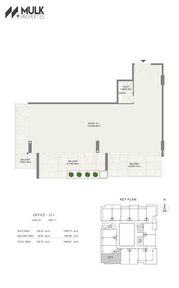 1988 Sq. Ft. Office Space in Mulk The LX