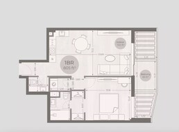 1 Bed 805 Sq. Ft. Apartment in MVS Sea Legend One