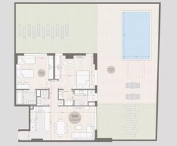 2 Beds 1206 Sq. Ft. Apartment in MVS Sea Legend One