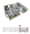 Myra Rigel Apartment 2 Beds Layout