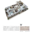 Myra Rigel Apartment 3 Beds Layout