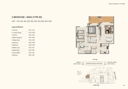 2 Beds 1506 Sq. Ft. Apartment in Nabni Avenue Residence 7
