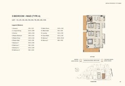3 Beds 2018 Sq. Ft. Apartment in Nabni Avenue Residence 7