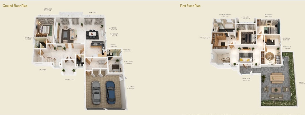 Nakheel Al Furjan 4 Beds Layout