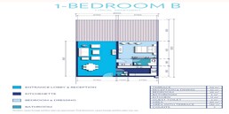 1 Bed 1399 Sq. Ft. Apartment in Nakheel Azura Residences