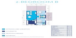 2 Beds 2367 Sq. Ft. Apartment in Nakheel Azura Residences