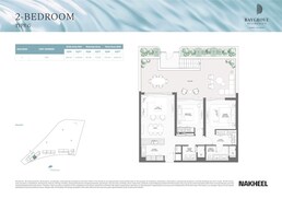 2 Beds 1836 Sq. Ft. Apartment in Nakheel Bay Grove Residences