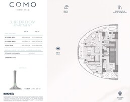 3 Beds 5411 Sq. Ft. Apartment in Nakheel Como Residences