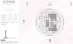 3 Beds 9490 Sq. Ft. Apartment in Nakheel Como Residences