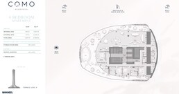 4 Beds 11493 Sq. Ft. Apartment in Nakheel Como Residences