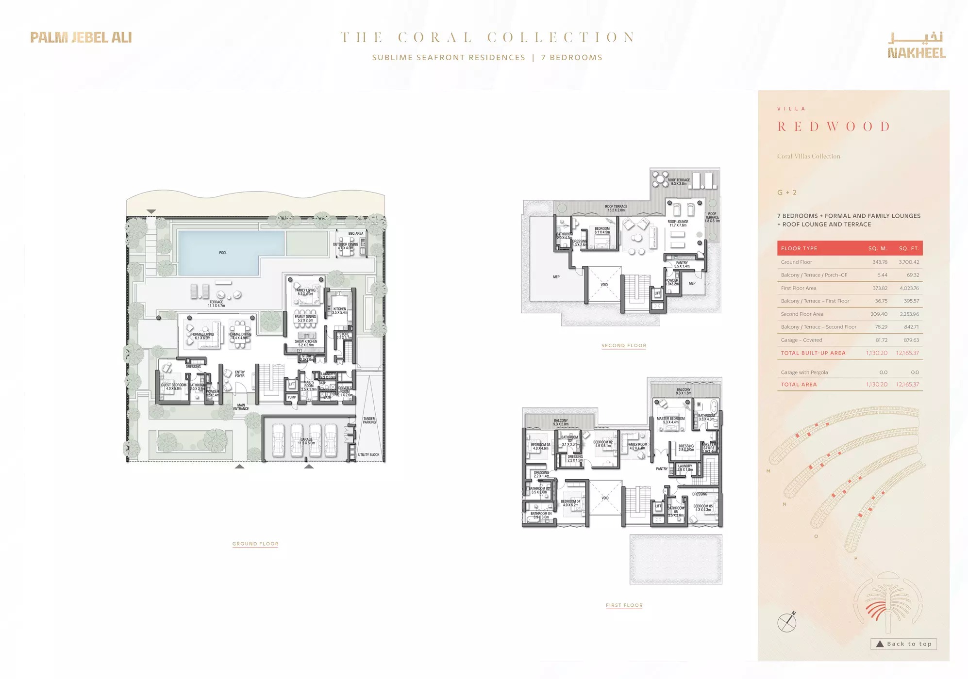 7 Beds 12165 Sq. Ft. Villa in Nakheel Coral Island Resort