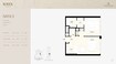 Nakheel Naya Residences 1 Bed Layout