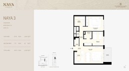 2 Beds 1138 Sq. Ft. Apartment in Nakheel Naya Residences