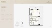 Nakheel Naya Residences 2 Beds Layout