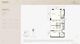 3 Beds 2193 Sq. Ft. Apartment in Nakheel Naya Residences