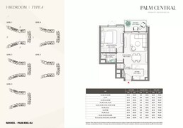 1 Bed 731 Sq. Ft. Apartment in Nakheel Palm Central Private Residences