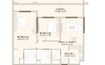 Nakheel Roxana Residences 2 Beds Layout