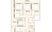 Nakheel Roxana Residences 3 Beds Layout