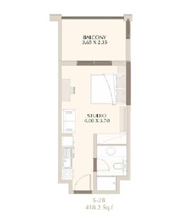 418 Sq. Ft. Studio in Nakheel Roxana Residences