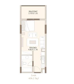 436 Sq. Ft. Studio in Nakheel Roxana Residences