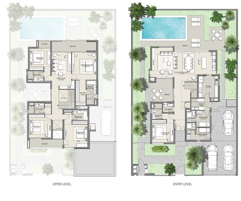 Nakheel Tilal Al Furjan 5 Beds Layout