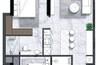Naseeb North 43 Residences 2 Beds Layout