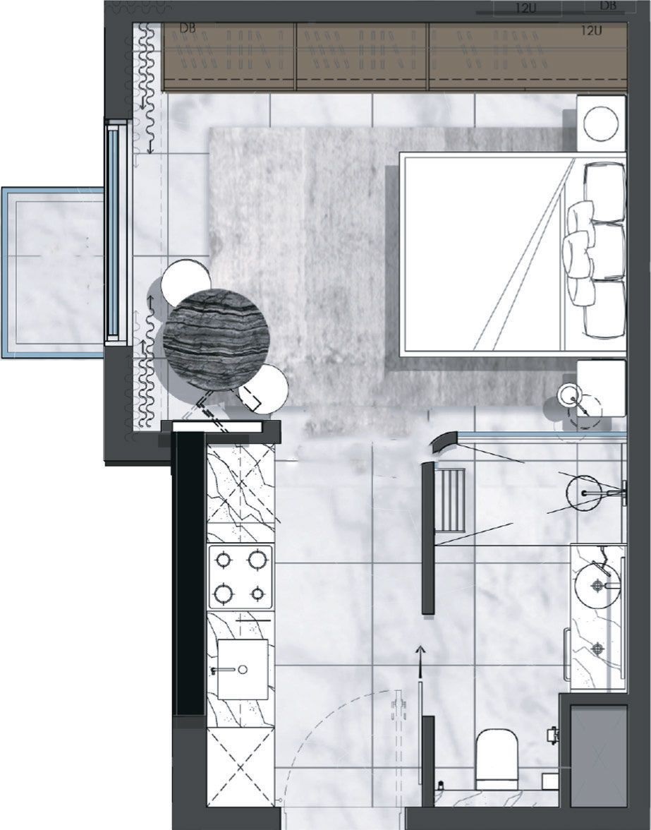 361 Sq. Ft. Studio in Naseeb North 43 Residences