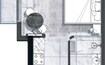 Naseeb North 43 Residences Studio Layout