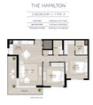Nashma The Hamilton Residence 2 Beds Layout