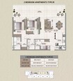 National 161 Jumeirah Lane 2 Beds Layout