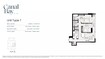 NED Canal Bay 2 Beds Layout
