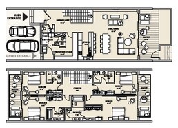 4 Beds 4467 Sq. Ft. Townhouse in Nikki Beach Residences
