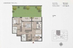 2 Beds 1777 Sq. Ft. Apartment in Nine One