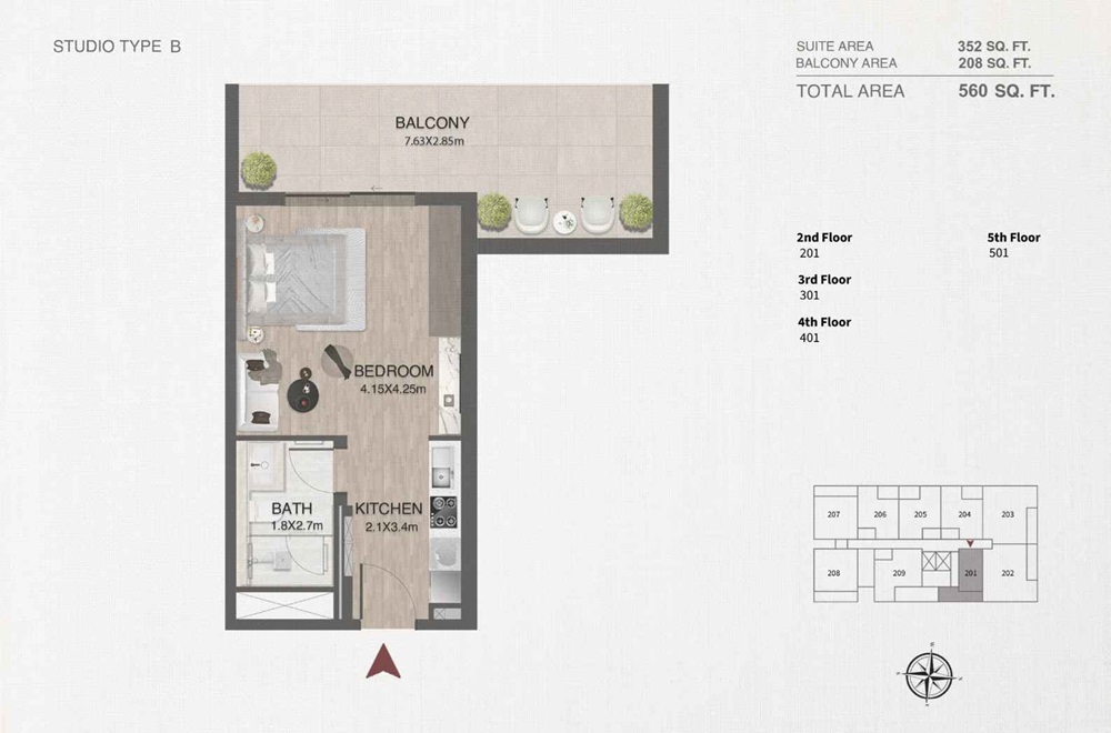 Nine One Studio Layout