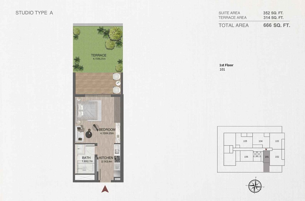 Nine One Studio Layout