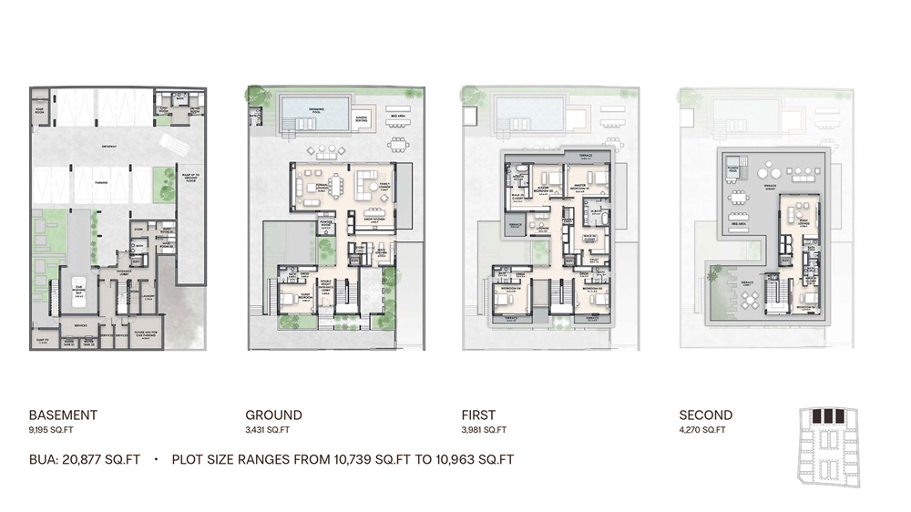 6 Beds 20877 Sq. Ft. Villa in Nineteen Riviera Lagoon