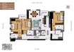 Noora Tower 3 Beds Layout