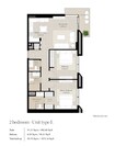 Nshama Alton 2 Beds Layout