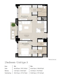 2 Beds 977 Sq. Ft. Apartment in Nshama Alton