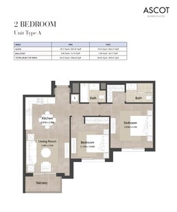 2 Beds 909 Sq. Ft. Apartment in Nshama Ascot Residences