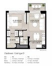 Nshama Augusta 1 Bed Layout