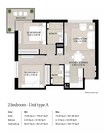 Nshama Augusta 2 Beds Layout