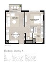 Nshama Baltimore 1 Bed Layout